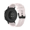 For Huawei Watch GT 2 42mm Silicone Watch Band with Black Buckle(Quicksand Pink)