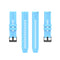 For Huawei Watch GT 2 42mm Silicone Watch Band with Black Buckle(Sky Blue)