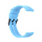 For Huawei Watch GT 2 42mm Silicone Watch Band with Black Buckle(Sky Blue)