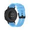 For Huawei Watch GT 2 42mm Silicone Watch Band with Black Buckle(Sky Blue)
