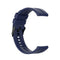 For Huawei Watch GT 2 42mm Silicone Watch Band with Black Buckle(Midnight Blue)