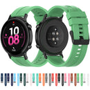 For Huawei Watch GT 2 42mm Silicone Watch Band with Black Buckle(Black)