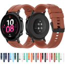 For Huawei Watch GT 2 42mm Silicone Watch Band with Silver Buckle(Mint Green)