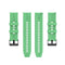 For Huawei Watch GT 2 46mm Silicone Watch Band with Black Buckle(Mint Green)