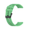 For Huawei Watch GT 2 46mm Silicone Watch Band with Black Buckle(Mint Green)