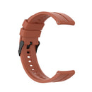 For Huawei Watch GT 2 46mm Silicone Watch Band with Black Buckle(Orange)