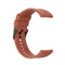 For Huawei Watch GT 2 46mm Silicone Watch Band with Black Buckle(Orange)