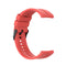 For Huawei Watch GT 2 46mm Silicone Watch Band with Black Buckle(Red)