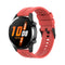 For Huawei Watch GT 2 46mm Silicone Watch Band with Black Buckle(Red)