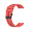 For Huawei Watch GT 2 46mm Silicone Watch Band with Black Buckle(Red)