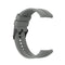 For Huawei Watch GT 2 46mm Silicone Watch Band with Black Buckle(Grey)