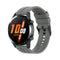 For Huawei Watch GT 2 46mm Silicone Watch Band with Black Buckle(Grey)