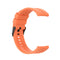 For Huawei Watch GT 2 46mm Silicone Watch Band with Black Buckle(Vibrant Orange)