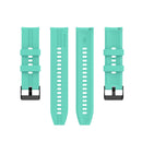 For Huawei Watch GT 2 46mm Silicone Watch Band with Black Buckle(Aurora Blue)