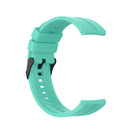 For Huawei Watch GT 2 46mm Silicone Watch Band with Black Buckle(Aurora Blue)