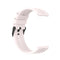 For Huawei Watch GT 2 46mm Silicone Watch Band with Black Buckle(Quicksand Pink)