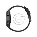For Huawei Watch GT 2 46mm Silicone Watch Band with Black Buckle(Dark Green)