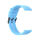 For Huawei Watch GT 2 46mm Silicone Watch Band with Black Buckle(Sky Blue)