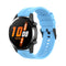 For Huawei Watch GT 2 46mm Silicone Watch Band with Black Buckle(Sky Blue)