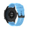 For Huawei Watch GT 2 46mm Silicone Watch Band with Black Buckle(Sky Blue)