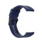 For Huawei Watch GT 2 46mm Silicone Watch Band with Black Buckle(Midnight Blue)