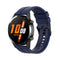 For Huawei Watch GT 2 46mm Silicone Watch Band with Black Buckle(Midnight Blue)