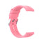 For Huawei Watch GT 2 46mm Silicone Watch Band with Silver Buckle(Pink)