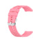 For Huawei Watch GT 2 46mm Silicone Watch Band with Silver Buckle(Pink)