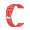 For Huawei Watch GT 2 46mm Silicone Watch Band with Silver Buckle(Red)
