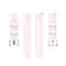 For Huawei Watch GT 2 46mm Silicone Watch Band with Silver Buckle(Quicksand Pink)