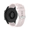 For Huawei Watch GT 2 46mm Silicone Watch Band with Silver Buckle(Quicksand Pink)