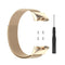 For Garmin Forerunner 45 / 45S / Swim 2 Milanese Watch Band(Champagne Gold)