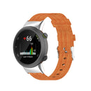 For Garmin Forerunner 45 / 45S / Swim 2 Universal Nylon Canvas Watch Band(Orange)