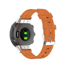 For Garmin Forerunner 45 / 45S / Swim 2 Universal Nylon Canvas Watch Band(Orange)