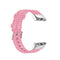 For Garmin Forerunner 45 / 45S / Swim 2 Universal Nylon Canvas Watch Band(Pink)