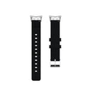 For Garmin Forerunner 45 / 45S / Swim 2 Universal Nylon Canvas Watch Band(Black)
