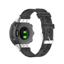 For Garmin Forerunner 45 / 45S / Swim 2 Universal Nylon Canvas Watch Band(Grey)