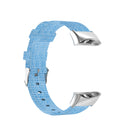 For Garmin Forerunner 45 / 45S / Swim 2 Universal Nylon Canvas Watch Band(Sky Blue)