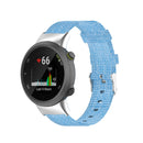 For Garmin Forerunner 45 / 45S / Swim 2 Universal Nylon Canvas Watch Band(Sky Blue)