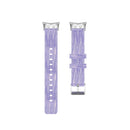 For Garmin Forerunner 45 / 45S / Swim 2 Universal Nylon Canvas Watch Band(Purple)