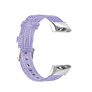 For Garmin Forerunner 45 / 45S / Swim 2 Universal Nylon Canvas Watch Band(Purple)