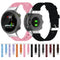 For Garmin Forerunner 45 / 45S / Swim 2 Universal Nylon Canvas Watch Band(Pink)