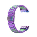 For Garmin Forerunner 45 / 45S / Swim 2 Universal Three Beads Stainless Steel Watch Band(Colorful)