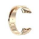 For Garmin Forerunner 45 / 45S / Swim 2 Universal Three Beads Stainless Steel Watch Band(Champagne Gold)