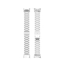 For Garmin Forerunner 45 / 45S / Swim 2 Universal Three Beads Stainless Steel Watch Band(Silver)