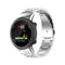 For Garmin Forerunner 45 / 45S / Swim 2 Universal Three Beads Stainless Steel Watch Band(Silver)