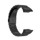For Garmin Forerunner 35 / 30 Universal Three Beads Stainless Steel Watch Band(Black)
