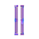 For Garmin Forerunner 35 / 30 Universal Three Beads Stainless Steel Watch Band(Colorful)