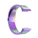 For Garmin Forerunner 35 / 30 Universal Three Beads Stainless Steel Watch Band(Colorful)