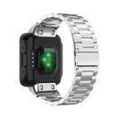 For Garmin Forerunner 35 / 30 Universal Three Beads Stainless Steel Watch Band(Silver)
